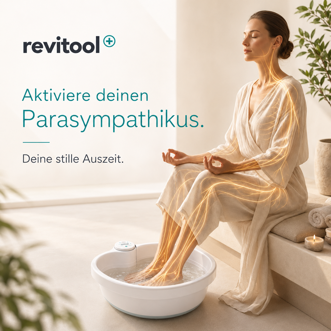 Revitool "CalmSpa" Fußbad & Spa