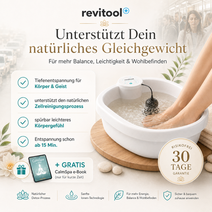 Revitool "CalmSpa" Fußbad & Spa
